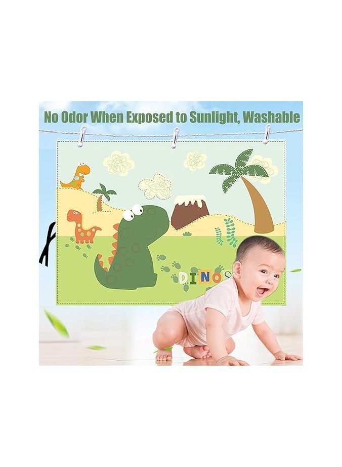 Car Window Sunshades, 2-Piece Set Side Window Privacy Protection Full/Partial Shade Options Cute Dinosaur Design - Image 3